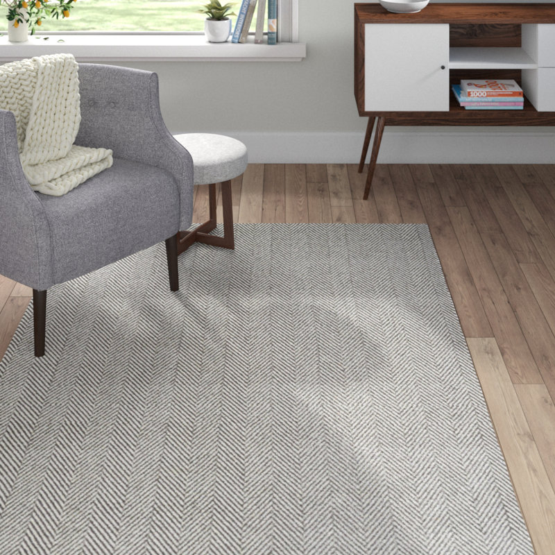 Calvert HandWoven Gray Area Rug & Reviews AllModern
